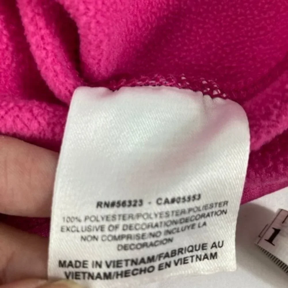 Womens Nike‎ Therma Fit Scrambled Letter Swish Hoodie Pink Green L